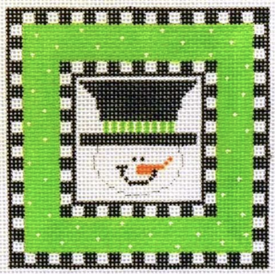 Christmas in July Snowman Augusta Needlepoint