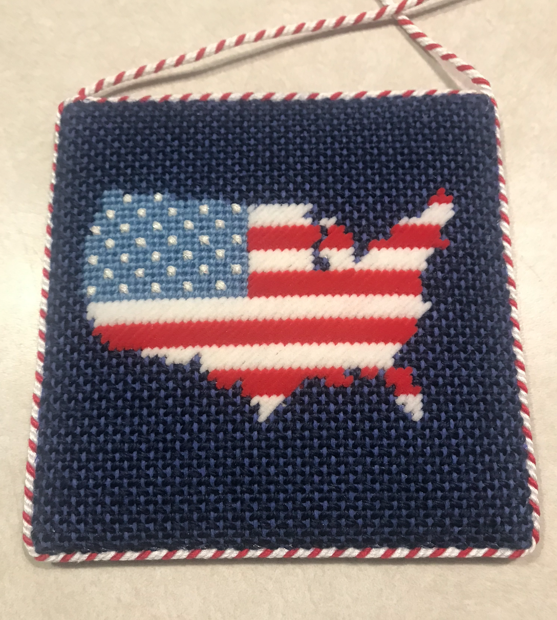 USA (America the Beautiful) Stitch Along with Betty Augusta Needlepoint